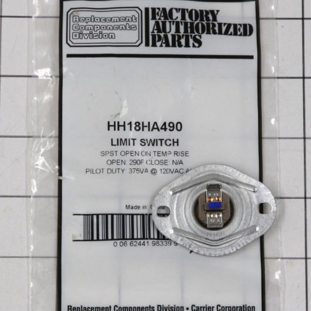 HH18HA490 Furnace Flame Roll-Out Limit Switch