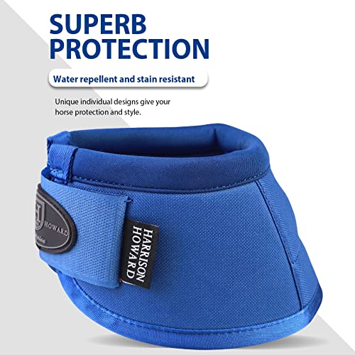 Image of Harrison Howard Horse Bell Boots Overreach Bell Boots No-Turn Bell Boots for Horse-Durable Protective Hoof Boot