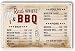 BBQ Meat Cooking Temperature Metal Tin Sign - Grilling Guide Wall Art Backyard Gift for Grill Lovers 16"x12"