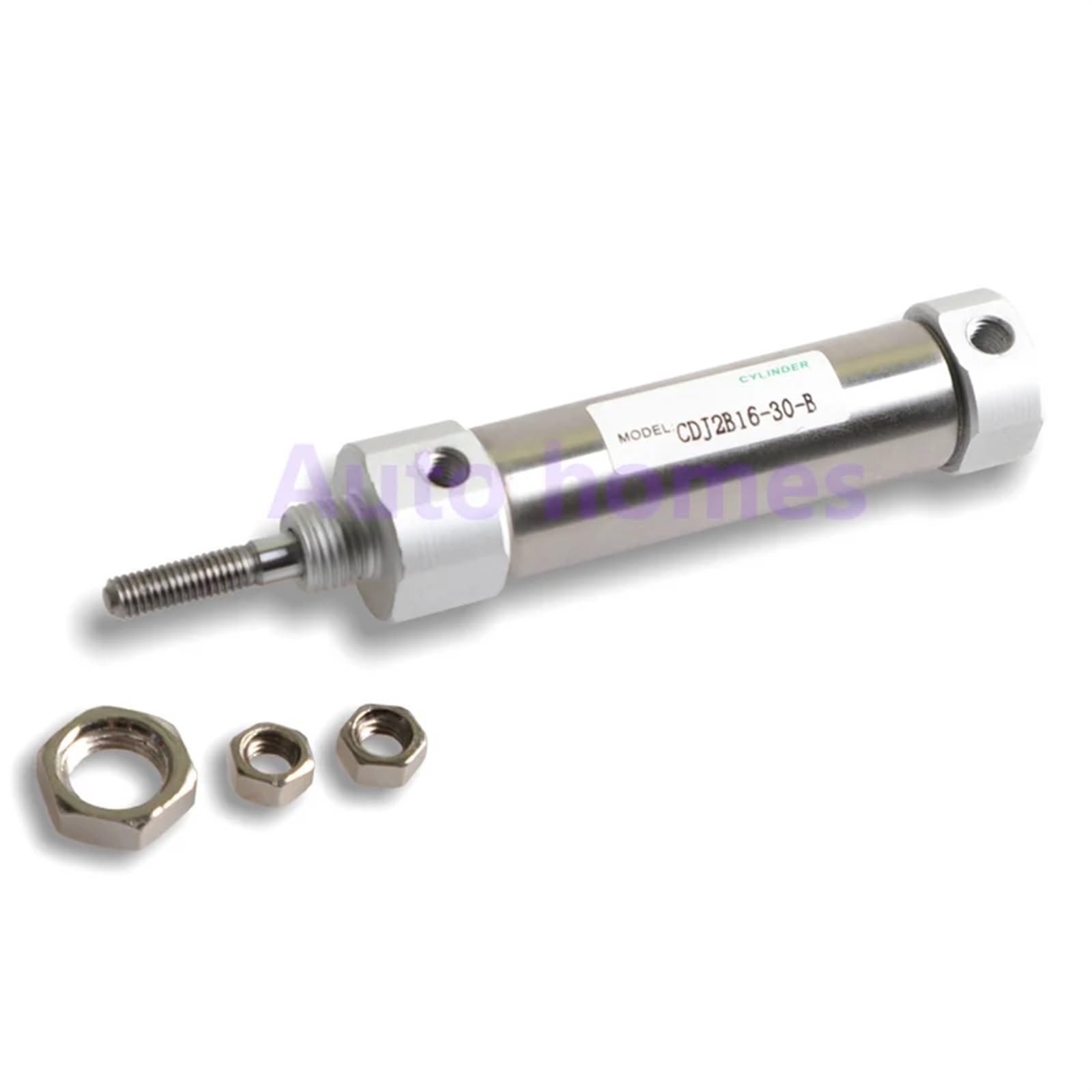 COSZWQDP Stainless Steel Mini cylinders bore 16mm Stroke 10mm to 200mm CDJ2B Double Acting Small Pneumatic Piston Cylinder(20mm)