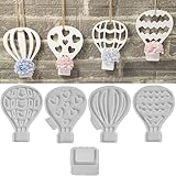 ALEFBET Silikonform Ballon Blumenkorb,Silikonformen Gießformen Geldgeschenk,Silikon Gießform Ballon,Gipsformen zum Gießen S1496 (Ballon S1496)