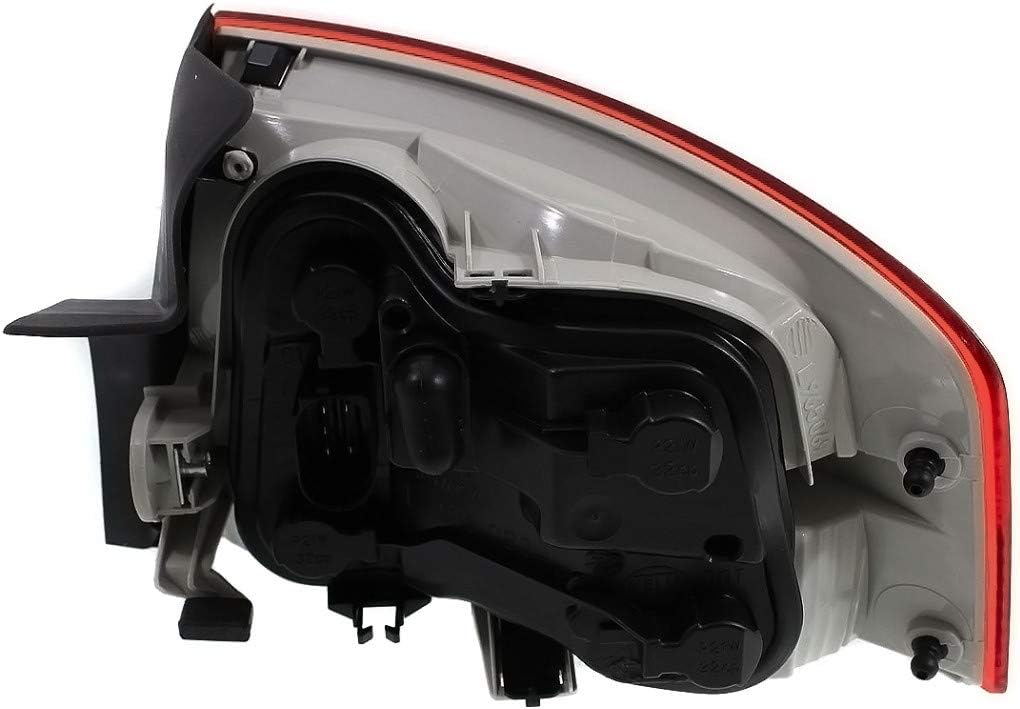 CarLights360: For Audi A4 Quattro Tail Light Assembly 2005 06 07 2008 Driver Side Base Model w/Bulbs DOT Certified For AU2800103 | 8E5945095A Vehicle Trim: Sedan