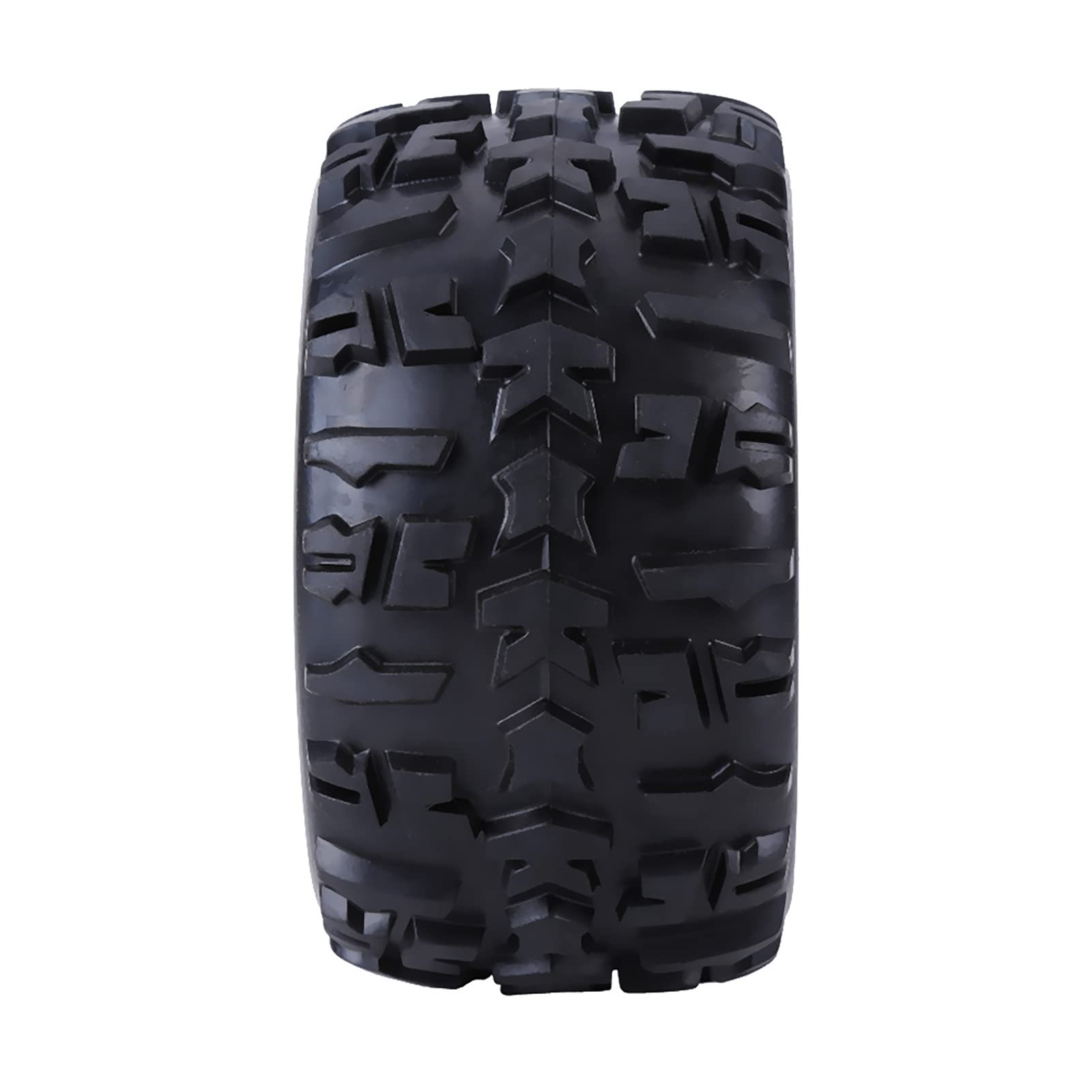 Dilwe RC Truck Opony samochodowe 4 sztuki gumowe opony plastikowe piasty Akcesoria do felg 1/8