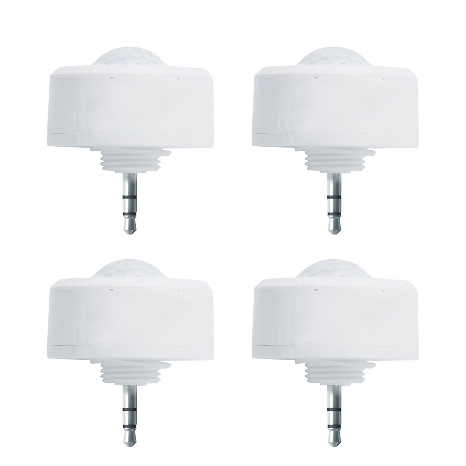 Ceiling Sensor PIR Occupancy Motion Detector for LED Linear High Bay Light, 40 FT Ceiling and 50 FT Wall Mount Detection Diameter, Commercial/Industrial Grade, 4 Pack