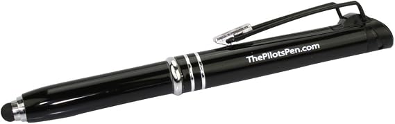 LED Pen for Pilots, Night Writer NAVIGATOR - LED Powered Ink Penlight - Set of Two (2) Pens