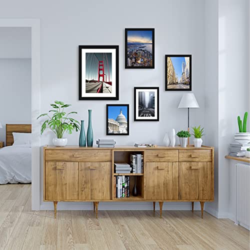 12X16 Picture Frame Diamond Painting Frames Poster Frames Made Of Solid Wood,Display Pictures 10X14 With Mat Or 12X16 Without Mat For Photos, Paintings,Walls Decoration,Anniversary,Wedding,Christmas #TOP4