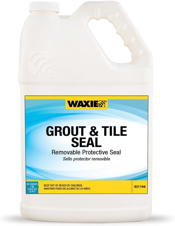 WAXIE 280-GS4 Grout & Tile Seal, 1 Gallon Bottle (Case of 4)