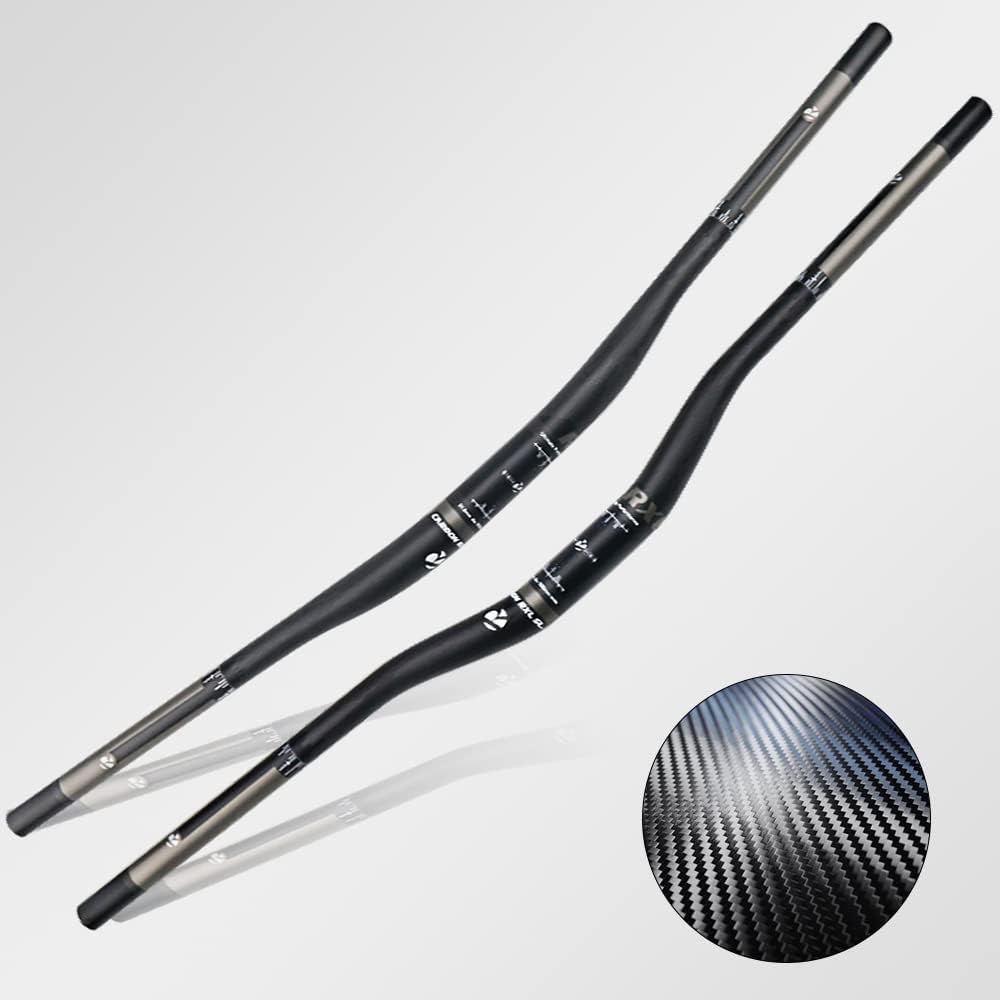 MTB Handlebars Carbon Mountain Bike Handlebars 31.8 Riser Handlebars Carbon Fiber 760/780/800/820mm Bike Handlebars MTB Handle Bars Fixie Handlebar UD Matte 800mm