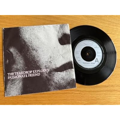 THE TEARDROP EXPLODES, passionate friend, B side christ versus warhol, TEAR 5, 7" single