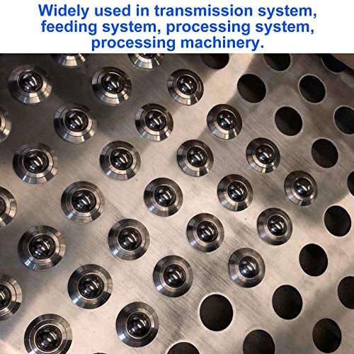 16PCS 5/8" Roller Ball Transfer Bearings CY-15H Carbon Steel Ball Transfer Bearing Casters Universal Base Conveyor Roller Ball - Thumbnail 6