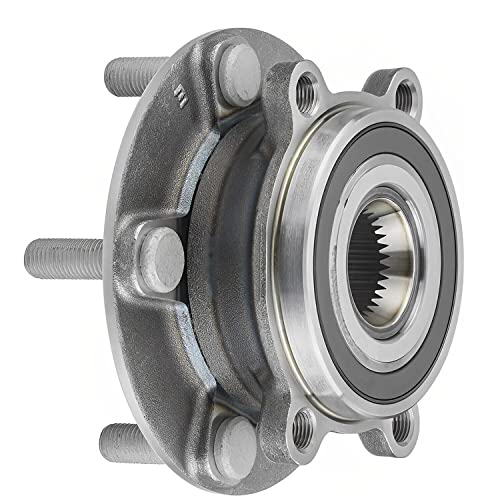 Image of Detroit Axle - 2 Front Wheel Bearing and Hubs Assembly with 5-Lug for Mazda CX-5 2013-2025, Mazda 6 2014-2021