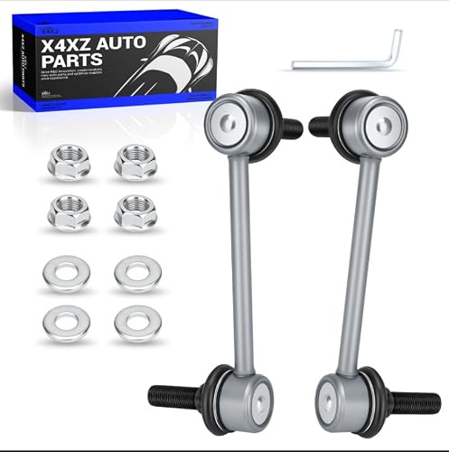 X4XZ K80946 K80948 Zinc-Nickel Alloy Front Stabilizer Sway Bar End Link For | 2016-2022 Toyota Tacoma All Models,2005-2014 Toyota Tacoma Base Model 4WD & RWD WITH PRERUNNER,2015 Tacoma (with 6 Lug Wheel)