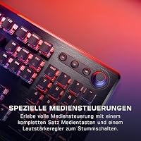 Turtle Beach Vulcan II – Mechanische PC Gaming-Tastatur, Tactile Titan II Schalter, beleuchtete Tasten, abnehmbare Handballenauflage, DE Layout – Ansicht 4