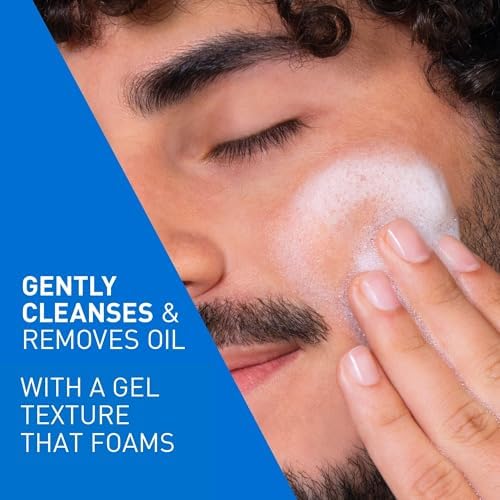 CeraVe Foaming Face Wash, Gel Face Cleanser for Normal to Oily Skin, Removes Excess Oil & Dirt, with Hyaluronic Acid, Niacinamide & Ceramides, Fragrance-Free, Recommended by Dermatologists, 562mL - 1