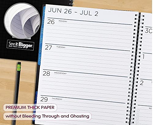 Planahead See It Bigger April 2023 - June 2024 Monthly/Weekly Large Planner 8.5" X 11"And Suheyla Ultima Pen (See It Bigger) #TOP3