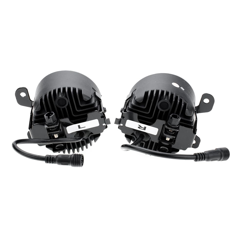 2Pcs White LED Halo Ring Daytime Running Light DRL Fog Lamp