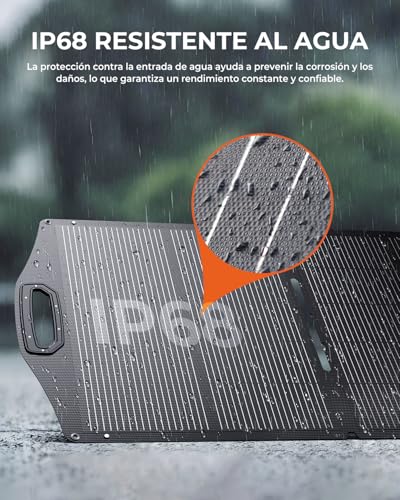 Miniatura 6 de Bigblue 150w Panel Solar Etfe Portátil, Cargador Solar Plegables 24v 6,26a Con Soporte De Pie, Impermeable Ip68, Paneles Solares Con Cable Para Central Eléctrica, Acampadas, Rv