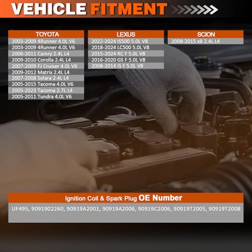 Image of UF495 Ignition Coil Pack for Toyota 4Runner 4.0L 2003-2009
