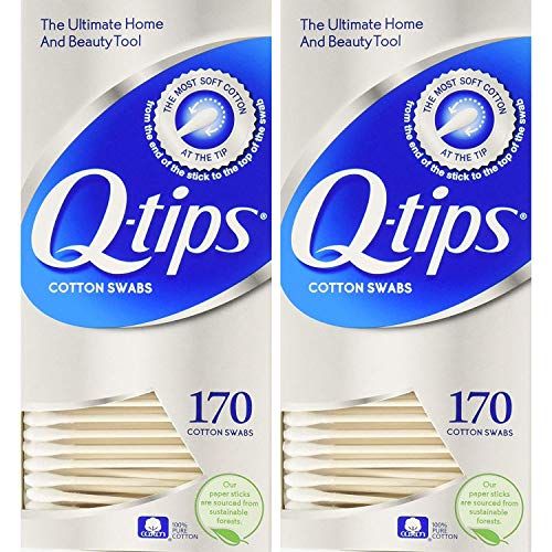 Q Tips Cotton Swabs Size 170s Q-Tips Cotton Swabs 170 Ct (pack of 2)