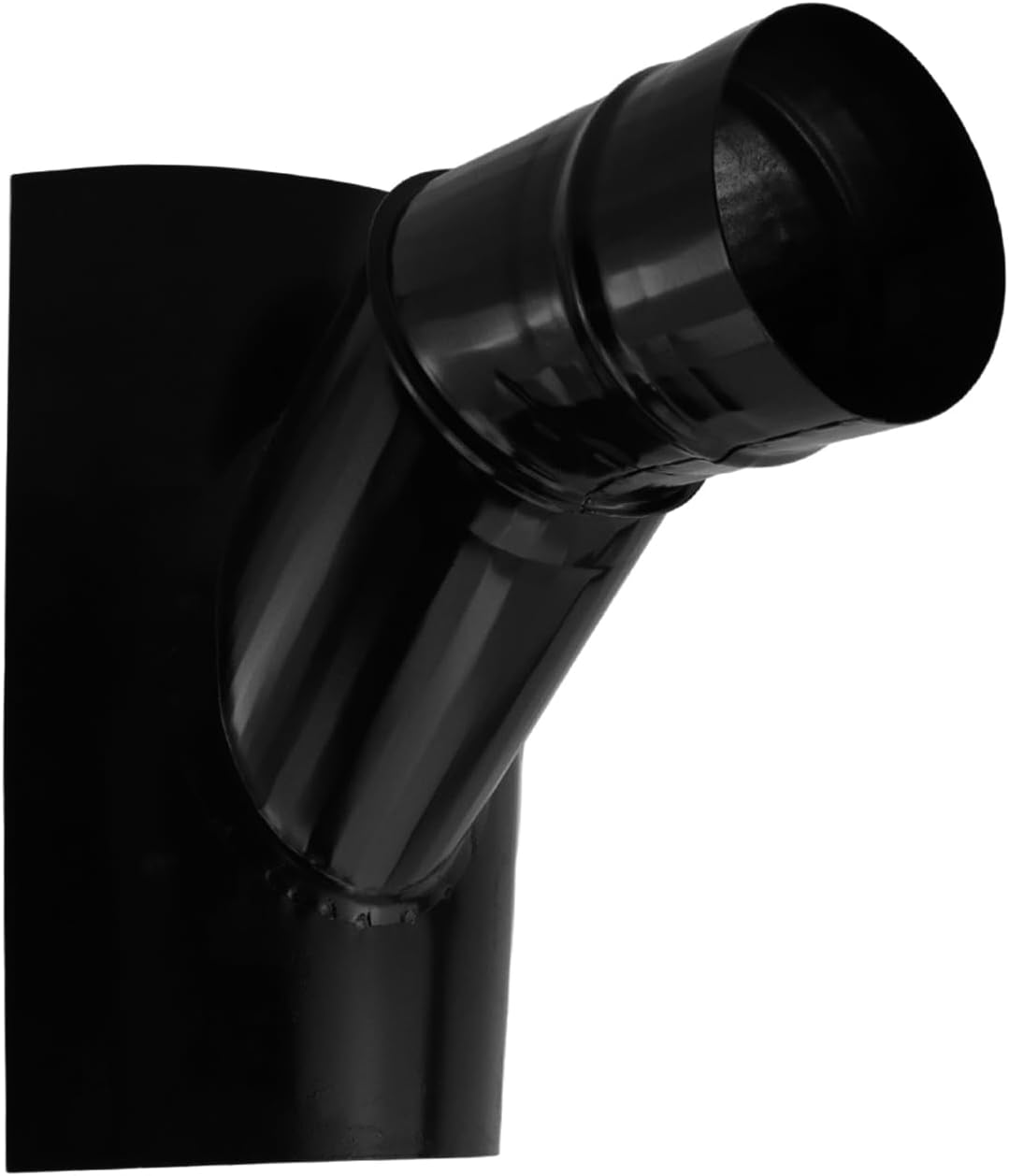 Antrader 3.94" Saddle Take Off 45 Degree Saddle Branch Extension Duct Splitter Saddle Branch for HVAC Systems,1Pcs