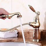 ZERAPH Cascata Per Rubinetto Acqua Fredda E Calda Rubinetto Bagno Il Jade-Bacino Di Rame A Rubinetto Bidet Moderno Rubinetto