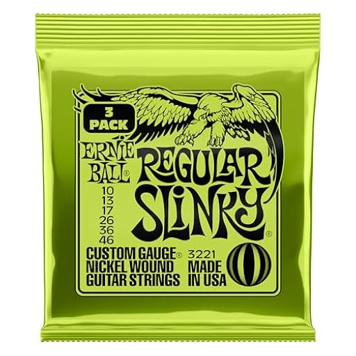 Ernie Ball Regular Slinky - Cuerdas para guitarra eléctrica, entorchado de níquel, 3 paquetes, calibre 10-46 | Ya disponible en tu tienda friki favorita! En mundofriki.es! Ernie Ball Regular Slinky - Cuerdas para guitarra eléctrica, entorchado de níquel, 3 paquetes, calibre 10-46 | Ya disponible en tu tienda friki favorita! En mundofriki.es!