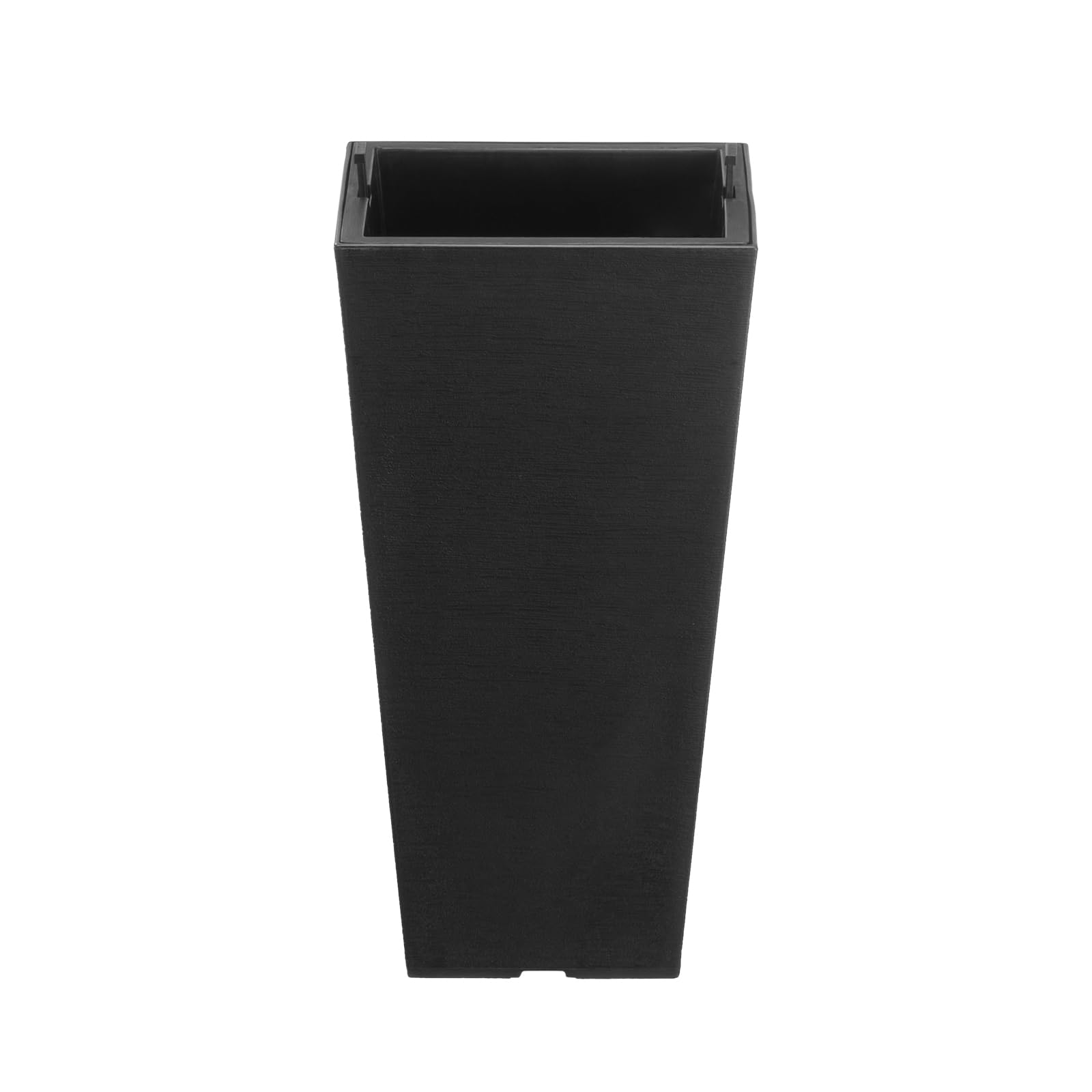 VEVOR Blumentopf, 2er Set, Großer Pflanzentopf 570 mm, Modernes Design, Integriertes effizientes Drainagesystem, Pflanzenkübel, Blumenkübel, Topf für Veranda, Patio, Außen, Innen, Schwarz