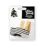 bois breton traduction  Cure-dent - Mini pique avec petit drapeau breton - En bois - Apéro - Bretagne