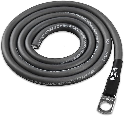 Miniatura 20 de NVX True 1/0 Calibre AWG 100% OFC Kit Completo de Cableado de Amplificador con Cable RCA de 2 Canales - XKIT02