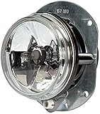 HELLA 008582007 90mm 12V/55W Halogen Fog Lamp Module with Mounting Frame