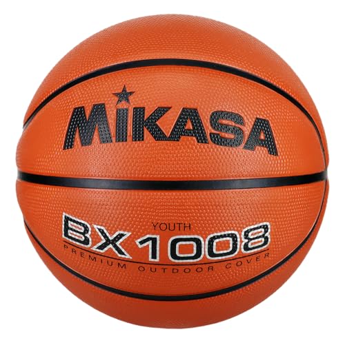 Mikasa BX1008 Bola de basquete de borracha tamanho júnior