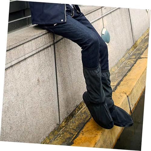 Cubrecalzados con cremallera para hombre y mujer, reutilizables para días de lluvia, fáciles de poner y quitar miniatura 3