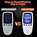 Upgraded Brighter LCD Display Night Vision Power Meter Plug, Power Consumption Monitor Energy Voltage Amps Electricity Usage Monitor, Overload Protection, 7 Display Modes for Energy Saving, Watt Meter