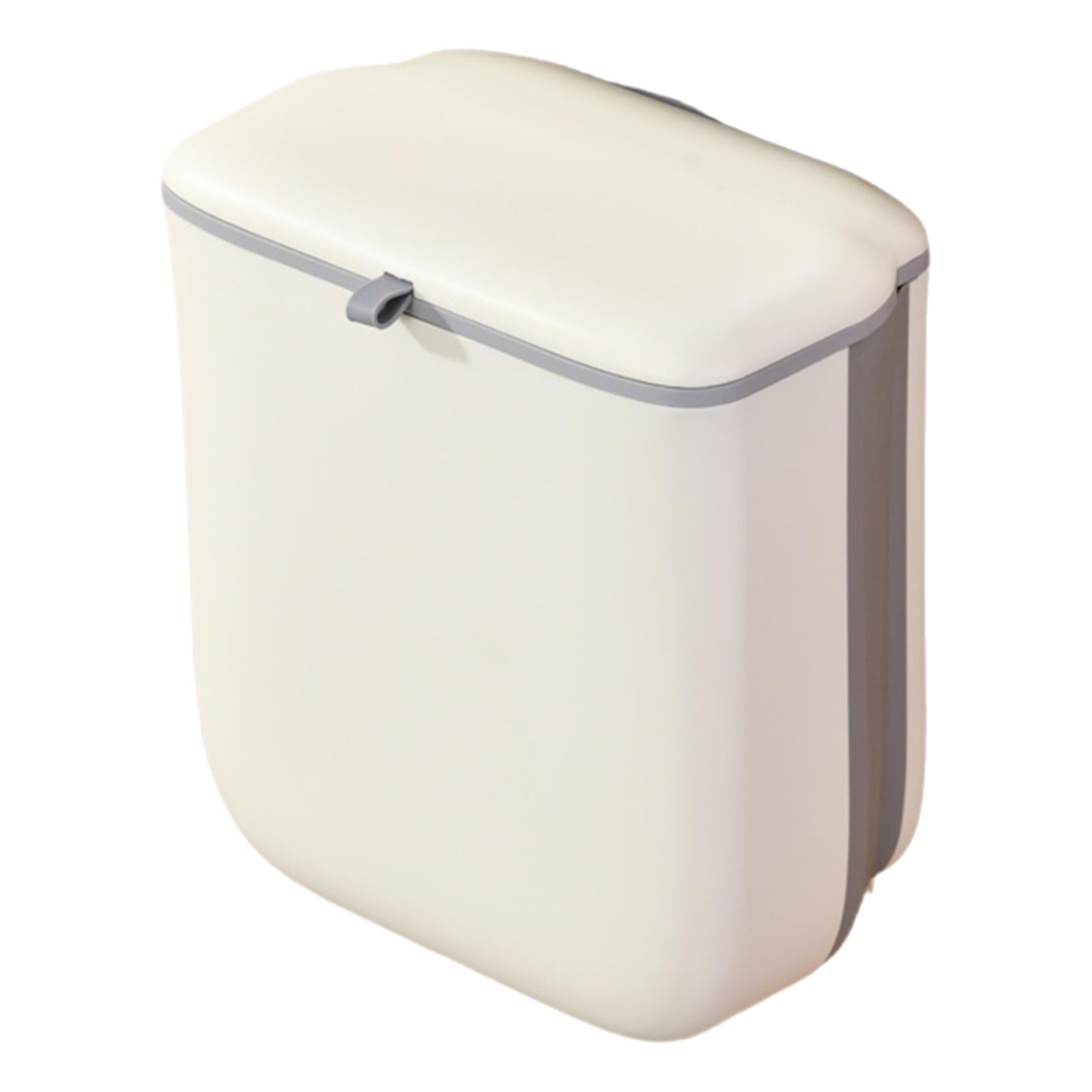 Uqezagpa Wall Mounted Kitchen Trash Can Large Capacity Kitchen Garbage Can Hanging Trash Bin for Bathroom Wall Mounted