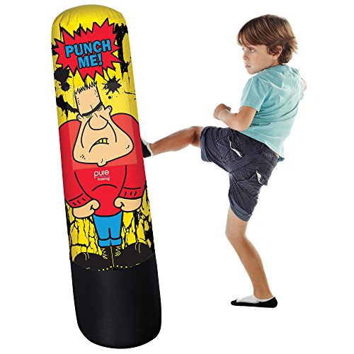 Pure Boxing Bully Bag 56-Inch Inflatable Punching Bag for Kids, multi - Thumbnail 7