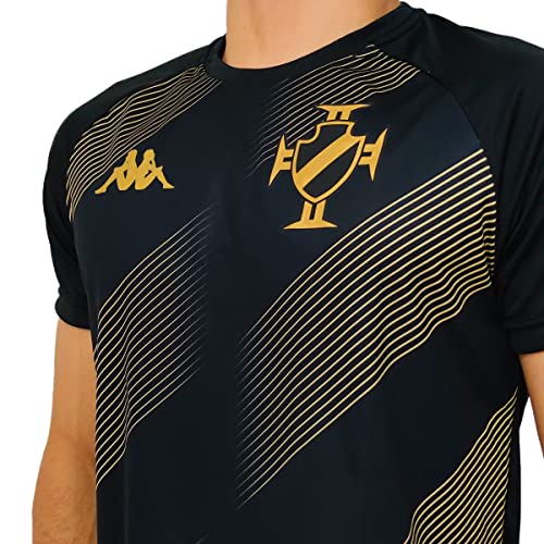Camisa Vasco Da Gama Kappa Trem Bala Colina - Masculino Tamanho:M;Cor:Preto