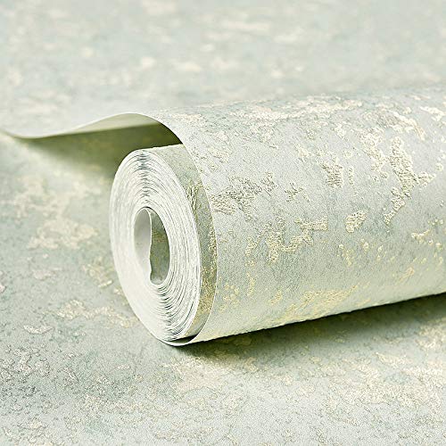 Papier peint vert clair intissé sans raccord salon chambre 3D