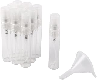 Ruilogod Glass Travel Protable Refillable Perfume Bottle Atomizer Pump Spray 5ml 10pcs Clear (id: b0d 025 7e9 bd2 685