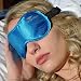 Sleep More (Large-XL) Sleeping Mask for Men or Women, with Free “ONE BAG”. A BLUE Satin Natural Rest Aid for Sleep Disorders & Insomnia