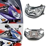 Motorcycle Headlight Light Head Lamp Assembly Fit for Honda 2000 2001 CBR900RR 929 CBR 900 RR CBR929RR 00 01 Motorbike Fairing Headlight Front Head Lamp Clear