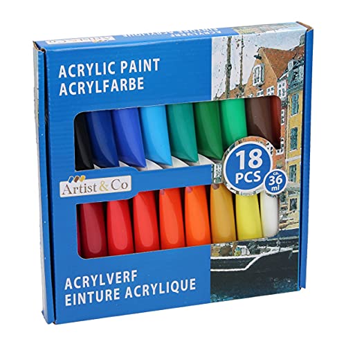 Unbekannt Artico 52794 Peinture Acrylique 18 pièces