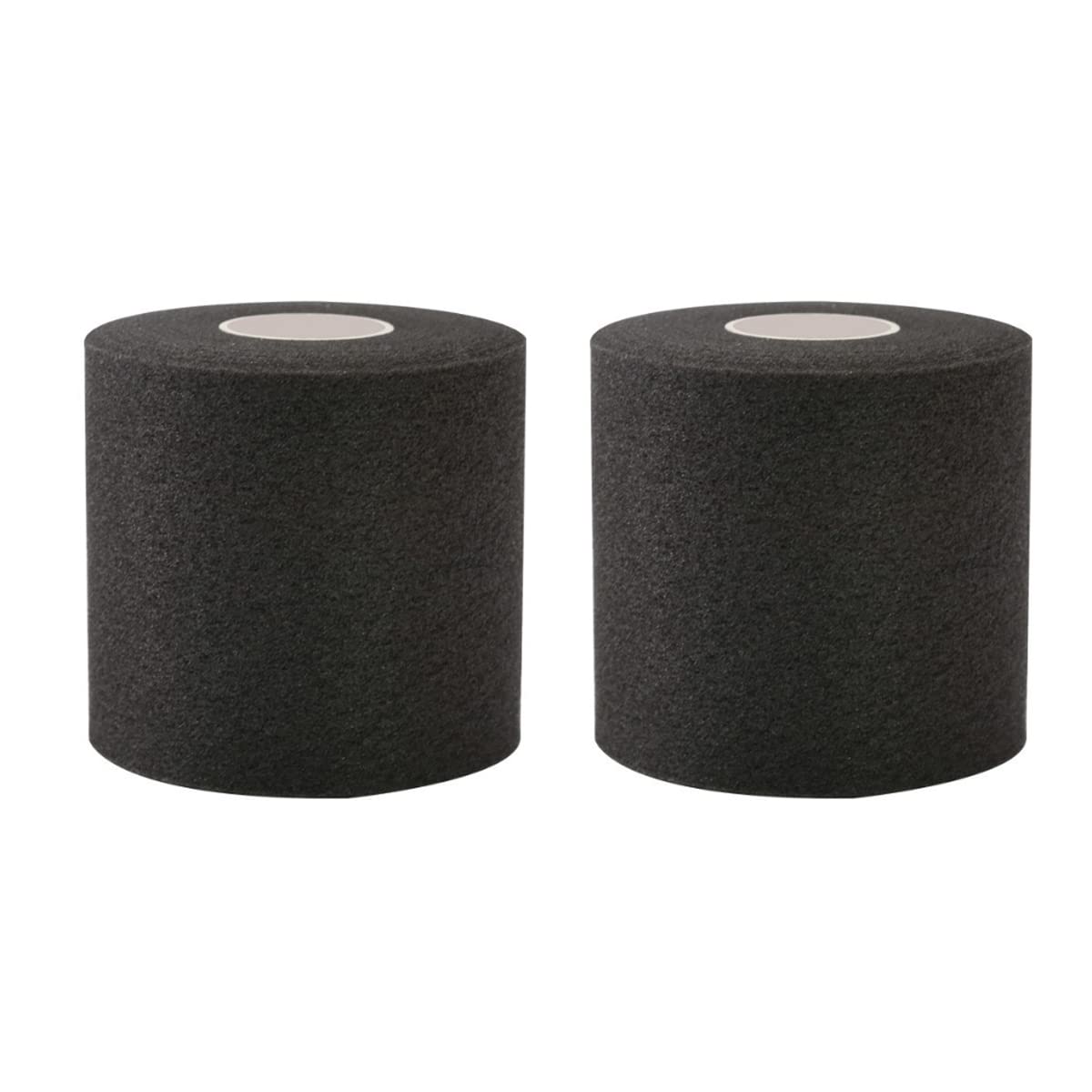 OBTANIM2 Rolls Foam Underwrap Bandage Pre-Wrap Sports Tape for Athletic Elbow Knees Ankles, Latex Free (Black)