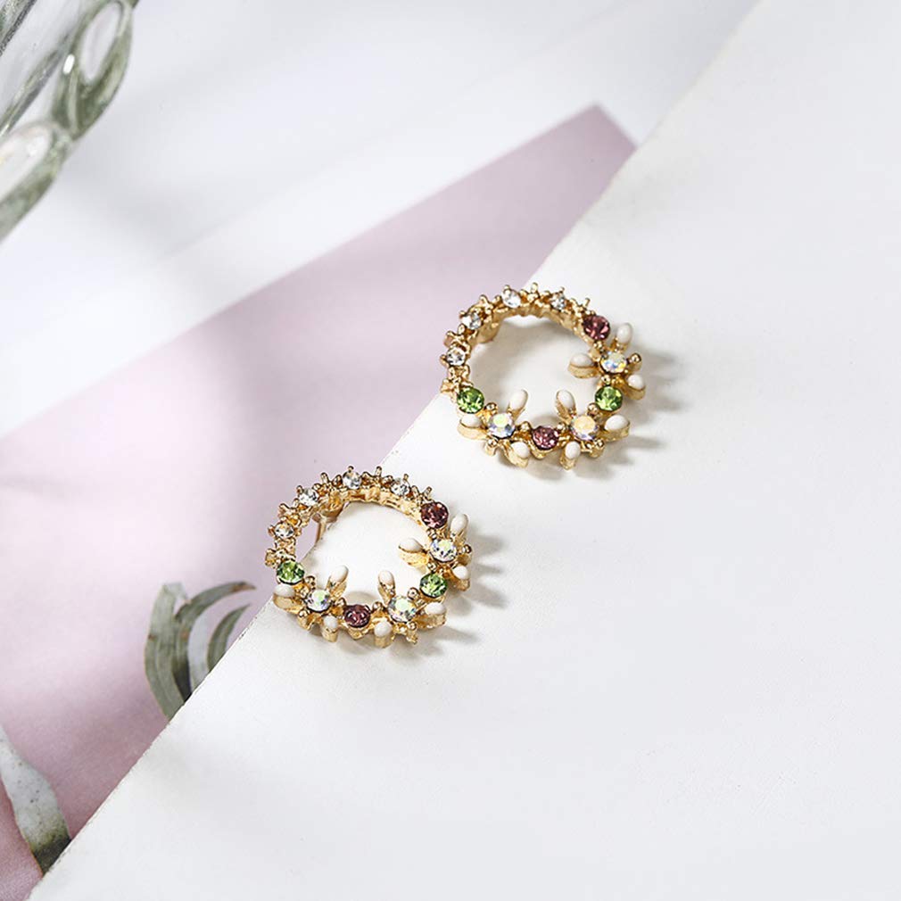 Orecchini a forma di fiore Colore nude - - 067CP-02X
