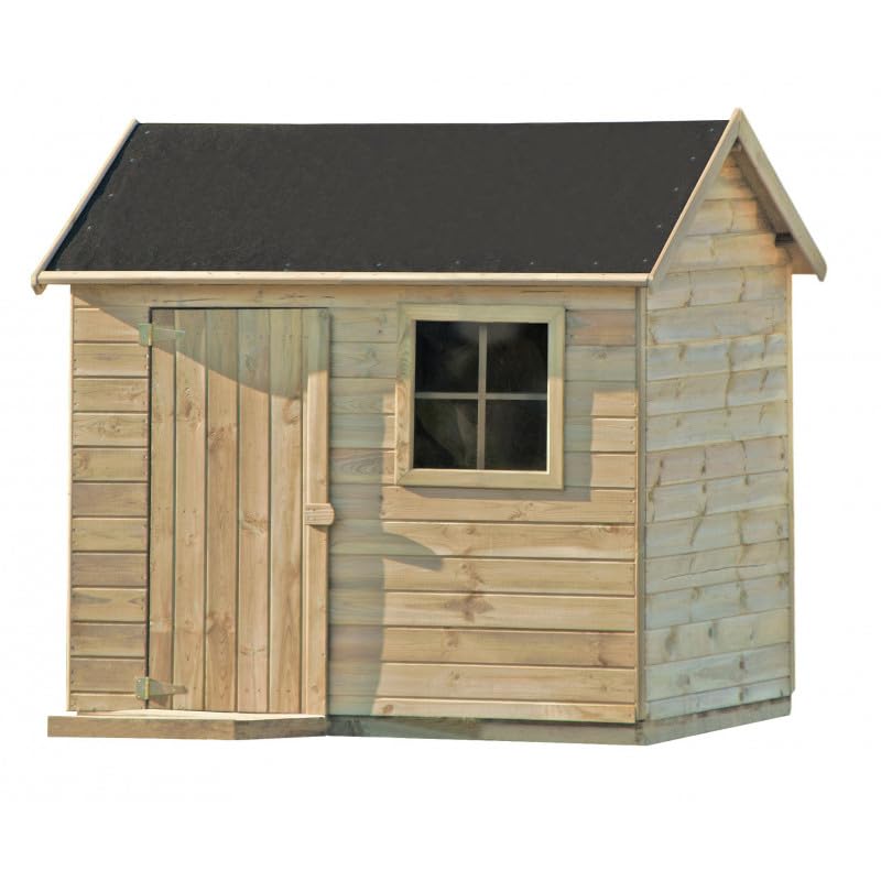 Casetta da giardino per bambini in legno Domus "Mattia", 161x127x158 cm.