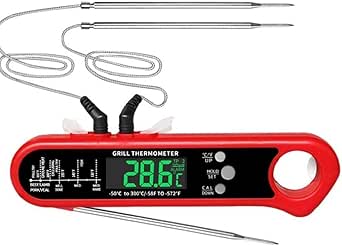 Amazon.co.jp: Thermometer, Digital Thermometer, Lcd Large Screen, 304 ...