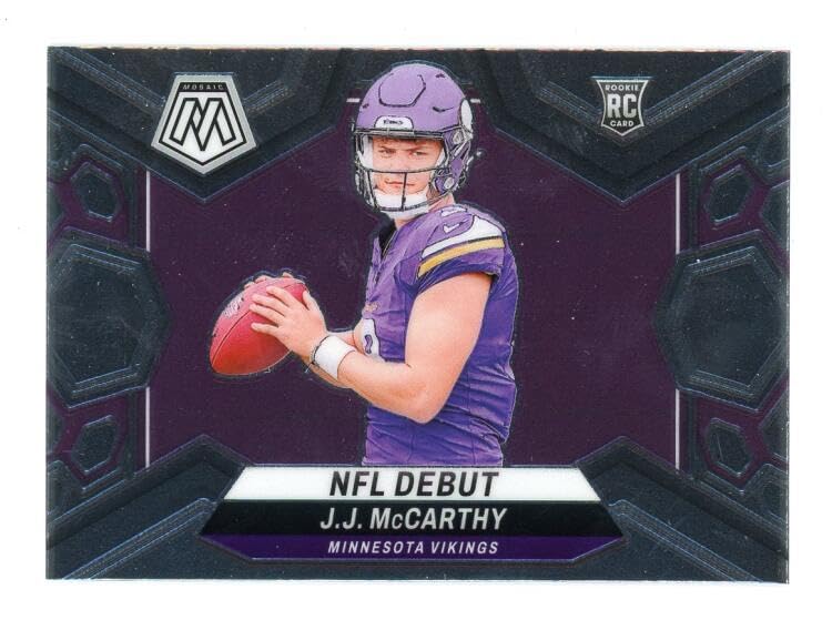 Amazon.com: 2024 Panini Mosaic #275 J.J. McCarthy RC Rookie NFL