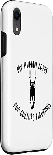 Miniatura 3 de iPhone XR My Human Loves Pop Culture Figurines - Cat Parent Hobby Case