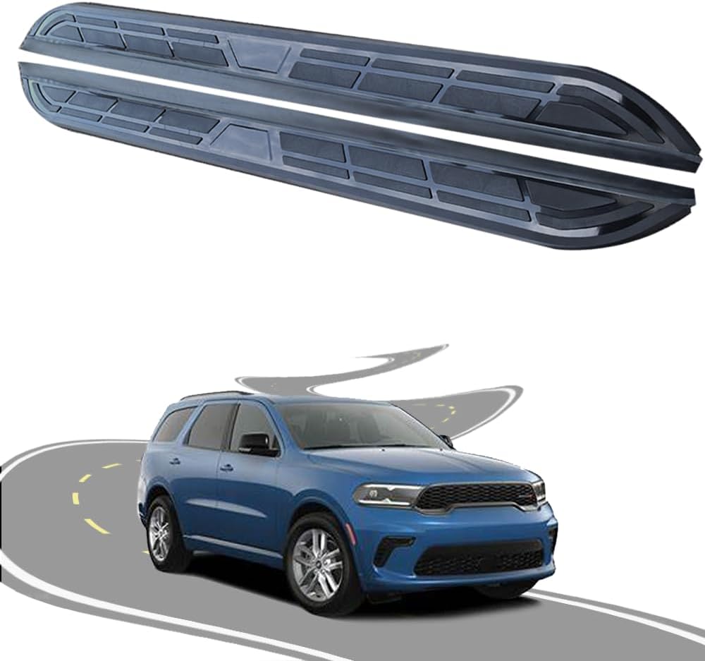 Fixed 2PCS Running Board fits Dodge Durango 2018-2024 2025 GT Side Step Protect Bar Pedal Nerf Bars Accessories w/Brackets