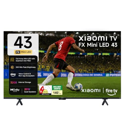Xiaomi 108 cm (43 inches) Smart TV QD-Mini LED Fire TV L43MC-FSMIN