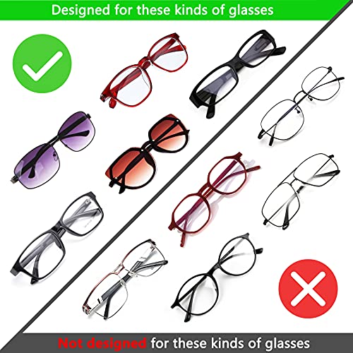 Yr 10 Pieces Adjustable Eyeglass Hooks For Mask Holders To Protect Ears, Soft Comfortable Silicone Ear Saver For Masks Glasses, Mask Strap Extender For Adults & Kids, Black #TOP6